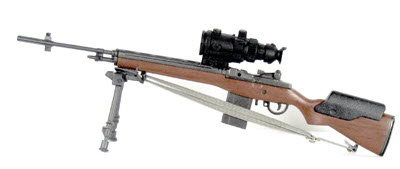 M-14 sniper rifle w/bipod and PVS-4 night scope